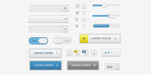 Sleek UI Elements